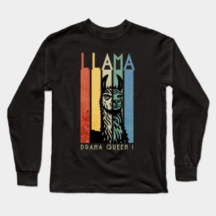 Llama drama queen Long Sleeve T-Shirt